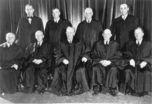Brown v Board of Education - court members